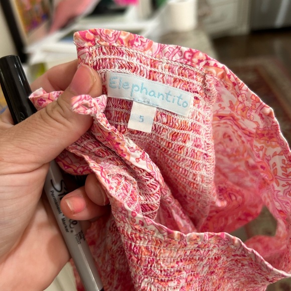 Elephantito smocked dress size 5 - Picture 2 of 6